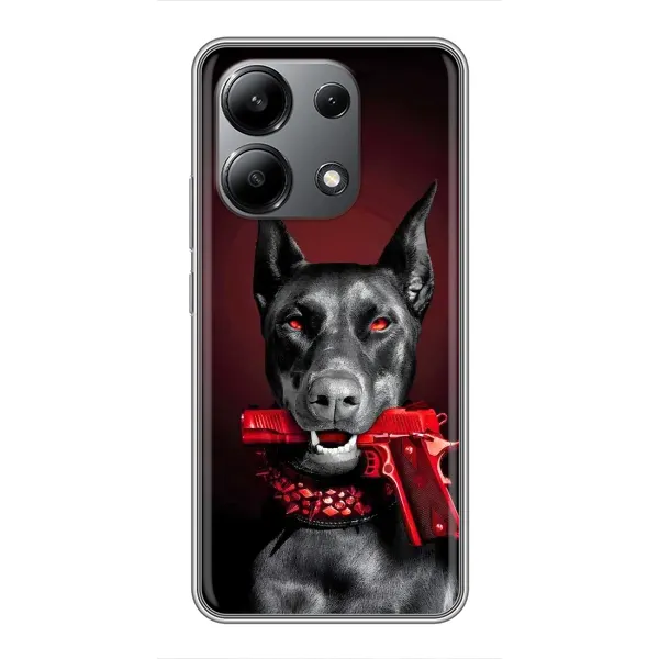 Чохол з малюнком «Доберман злий» для Xiaomi Redmi Note 13 (4G) Чохол з малюнком «Доберман злий» для Xiaomi Redmi Note 13 (4G)