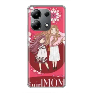 Чехлы для МАМЫ на Xiaomi Redmi Note 13 (4G) (Дочь и мама)