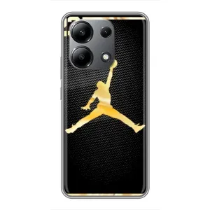 Силиконовый Чехол Nike Air Jordan на Редми Нот 13 (4G) (Джордан 23)