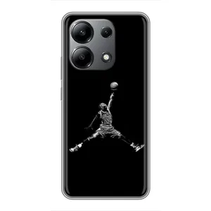 Силиконовый Чехол Nike Air Jordan на Редми Нот 13 (4G) (Джордан)