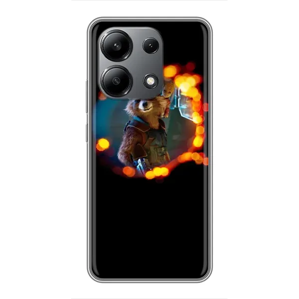 Чохол з малюнком «Енот Ракета» для Xiaomi Redmi Note 13 (4G)