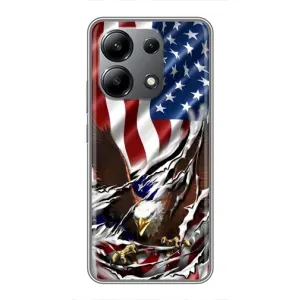 Чохол Прапор USA для Xiaomi Redmi Note 13 (4G) (Прапор USA)