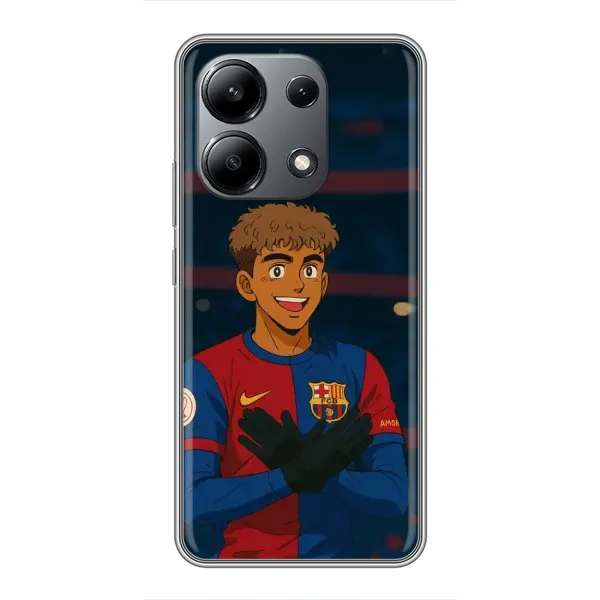Чехол с рисунком «Футболист Ямаль» для Xiaomi Redmi Note 13 (4G) Чехол с рисунком «Футболист Ямаль» для Xiaomi Redmi Note 13 (4G)