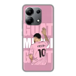 Чехлы Лео Месси в Майами на Xiaomi Redmi Note 13 (4G) (GOAT MESSI)