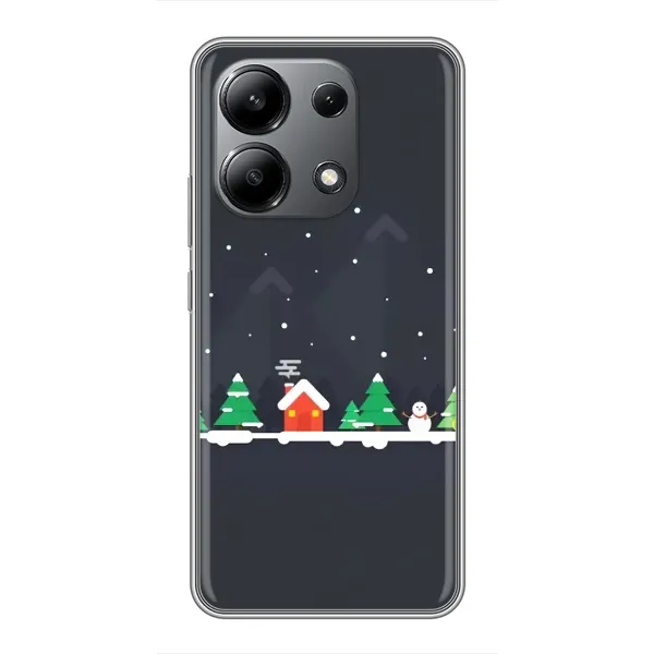 Чехол с рисунком «Город зимний» для Xiaomi Redmi Note 13 (4G) Чехол с рисунком «Город зимний» для Xiaomi Redmi Note 13 (4G)