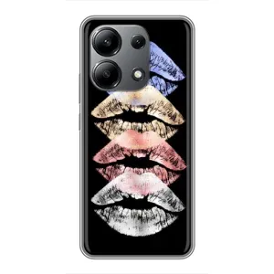 Чохол Стильні дівчата на Xiaomi Redmi Note 13 (4G) (Губи)