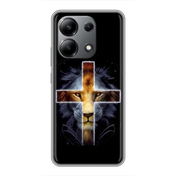Чехол с рисунком «Иисус Лев» для Xiaomi Redmi Note 13 (4G) Чехол с рисунком «Иисус Лев» для Xiaomi Redmi Note 13 (4G)