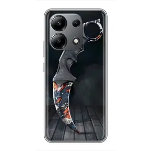 Чехол с рисунком «Кинжал КС ГО» для Xiaomi Redmi Note 13 (4G)