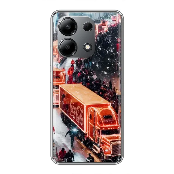 Чехол с рисунком «Кока Кола» для Xiaomi Redmi Note 13 (4G)