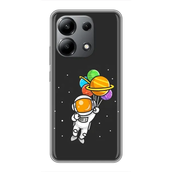 Чохол з малюнком «Космонавт з кульками» для Xiaomi Redmi Note 13 (4G) Чохол з малюнком «Космонавт з кульками» для Xiaomi Redmi Note 13 (4G)