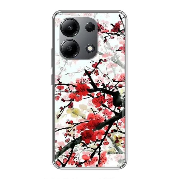 Чехол с рисунком «Красивая Сакура» для Xiaomi Redmi Note 13 (4G) Чехол с рисунком «Красивая Сакура» для Xiaomi Redmi Note 13 (4G)