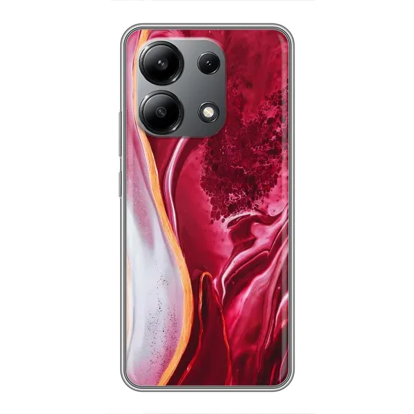 Чехол с рисунком «Красный мрамор» для Xiaomi Redmi Note 13 (4G) Чехол с рисунком «Красный мрамор» для Xiaomi Redmi Note 13 (4G)
