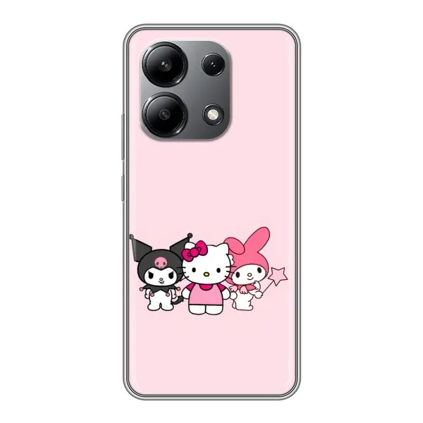 Чехол с рисунком «Куроми Мелоди Китти» для Xiaomi Redmi Note 13 (4G) Чехол с рисунком «Куроми Мелоди Китти» для Xiaomi Redmi Note 13 (4G)