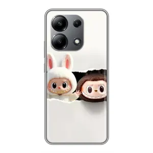 Чохол з принтом Лабубу для Xiaomi Redmi Note 13 (4G) (Фігурки Labubu)