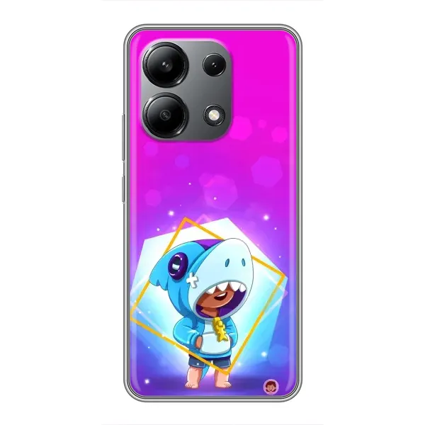 Чехол с рисунком «Леон в костюме Акулы» для Xiaomi Redmi Note 13 (4G)