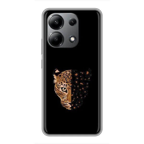 Чехол с рисунком «Леопард на черном» для Xiaomi Redmi Note 13 (4G) Чехол с рисунком «Леопард на черном» для Xiaomi Redmi Note 13 (4G)