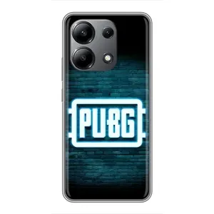 Чехол (TPU) с картинкой "Лого Пабг" на Редми Нот 13 (4G) (Лого PUBG)