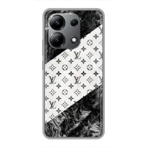 Чехол Стиль Louis Vuitton на Xiaomi Redmi Note 13 (4G) (LV на белом)