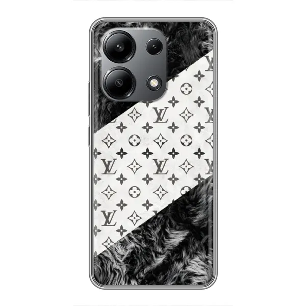Чехол с рисунком «LV на белом» для Xiaomi Redmi Note 13 (4G)