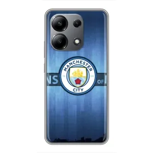 Силіконові Чохли з принтом Футбол на Xiaomi Redmi Note 13 (4G) (ManCity)