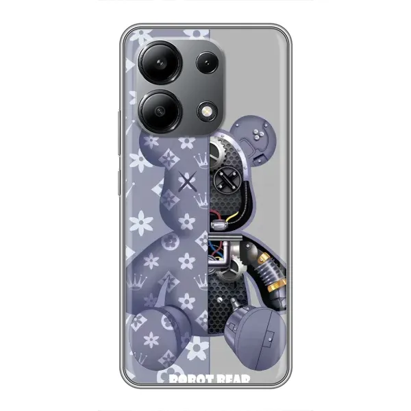 Чехол с рисунком «Медведь Louis Vuitton» для Xiaomi Redmi Note 13 (4G)