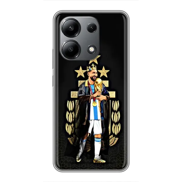 Чехол с рисунком «Месси король» для Xiaomi Redmi Note 13 (4G)