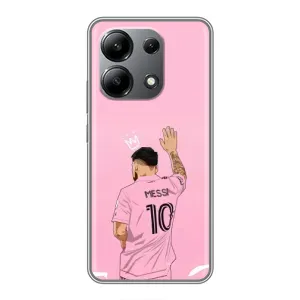 Чехлы Лео Месси в Майами на Xiaomi Redmi Note 13 (4G) (Месси Маями)