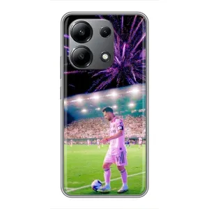 Чехлы Лео Месси в Майами на Xiaomi Redmi Note 13 (4G) (Месси в Майами)