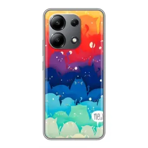 Силіконовий чохол з котиком для Xiaomi Redmi Note 13 (4G) (Mew)