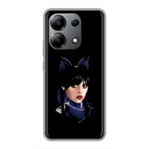 Чехлы с принтом Уэнсдей на Xiaomi Redmi Note 13 (4G) (Милая Уэнсдей)