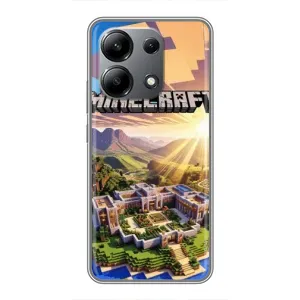 Чехол майнкрафт для Xiaomi Redmi Note 13 (4G) (MINECRAFT)