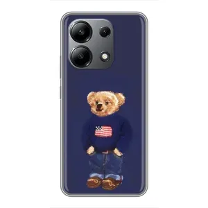Чехлы Мишка Тедди для Редми Нот 13 (4G) (Мишка USA)