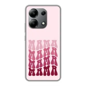 Чехлы на день мамы для Редми Нот 13 (4G) (Надпись мама)