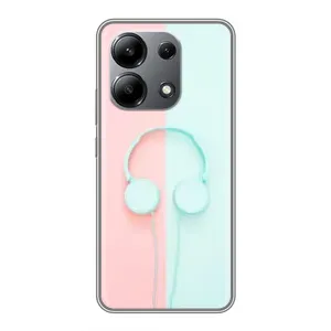 Девчачий Чехол для Xiaomi Redmi Note 13 (4G) (Наушники)
