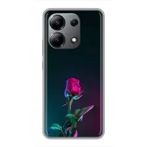 Чохли з принтом Троянд для Xiaomi Redmi Note 13 (4G) (Нічна троянда)