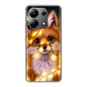 Чохол з Лисичкою для Xiaomi Redmi Note 13 (4G) (Новорічне лисеня)
