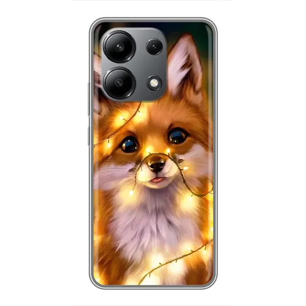 Чехол с рисунком «Новогодний лисенок» для Xiaomi Redmi Note 13 (4G) Чехол с рисунком «Новогодний лисенок» для Xiaomi Redmi Note 13 (4G)