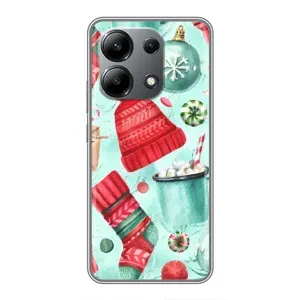 Чехол Санта Клаус для Xiaomi Redmi Note 13 (4G) (Одежда)