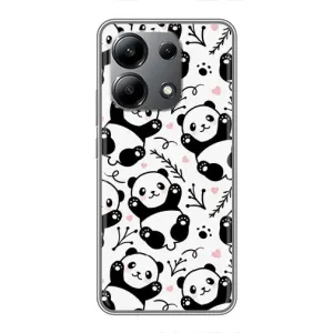 Чохли з Пандами на Xiaomi Redmi Note 13 (4G) (Пандочки)