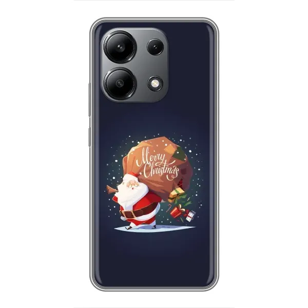 Чехол с рисунком «Подарки от Санты» для Xiaomi Redmi Note 13 (4G)