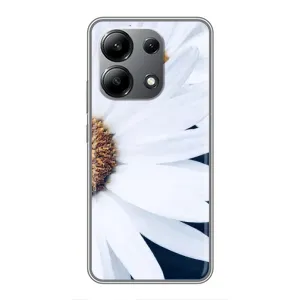 Чохол з ромашками на Xiaomi Redmi Note 13 (4G) (Пів ромашки)