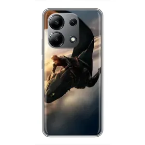 Чехол дракон Беззубик для Xiaomi Redmi Note 13 (4G) (Полет Беззубика)