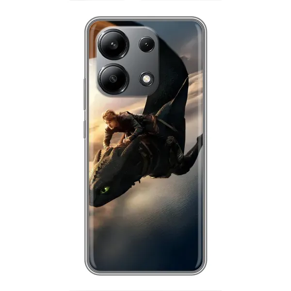 Чехол с рисунком «Полет Беззубика» для Xiaomi Redmi Note 13 (4G) Чехол с рисунком «Полет Беззубика» для Xiaomi Redmi Note 13 (4G)