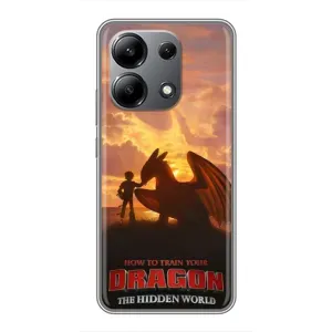 Чехол дракон Беззубик для Xiaomi Redmi Note 13 (4G) (Постер Беззубика)