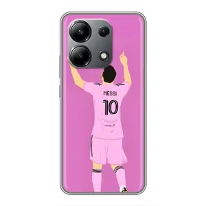Чехлы Лео Месси в Майами на Xiaomi Redmi Note 13 (4G) (Празднование Месси)