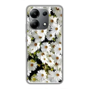 Чохол з ромашками на Xiaomi Redmi Note 13 (4G) (Рамка в ромашках)