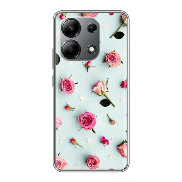 Чехол с рисунком «Разные цветы» для Xiaomi Redmi Note 13 (4G) Чехол с рисунком «Разные цветы» для Xiaomi Redmi Note 13 (4G)