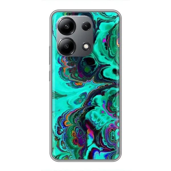 Чехол с рисунком «Салатный мрамор» для Xiaomi Redmi Note 13 (4G) Чехол с рисунком «Салатный мрамор» для Xiaomi Redmi Note 13 (4G)