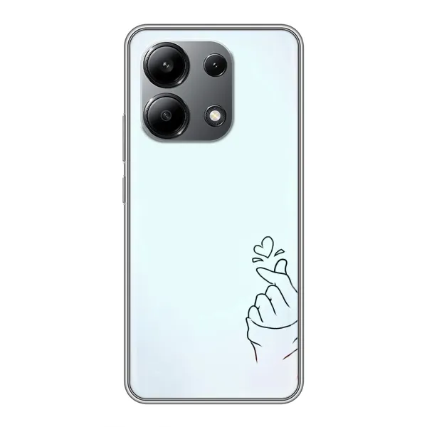 Чехол с рисунком «Сердце на голубом» для Xiaomi Redmi Note 13 (4G) Чехол с рисунком «Сердце на голубом» для Xiaomi Redmi Note 13 (4G)