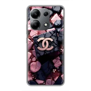 Чохол (Dior, Prada, YSL, Chanel) для Xiaomi Redmi Note 13 (4G) (Шанель)
